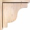 Ekena Millwork Newport Smooth Corbel w/Backplate, Douglas Fir, 7 1/2"W x 14"D x 14"H COR08X14X14NEW01SDF - alternate 2